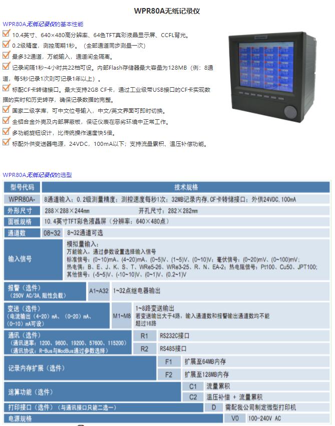 無紙記錄儀